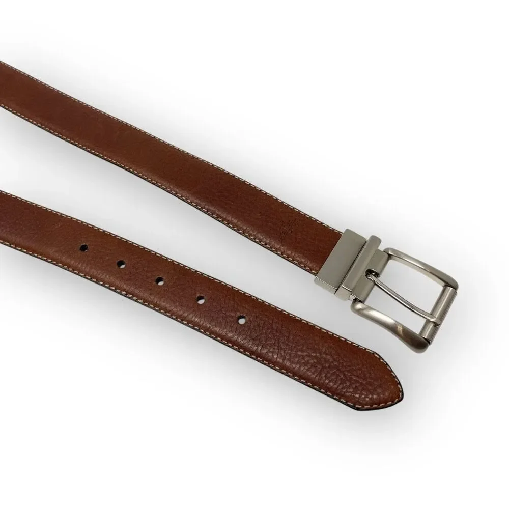 Dockers Black Brown Reversible Leather Belt Men’s Size 40